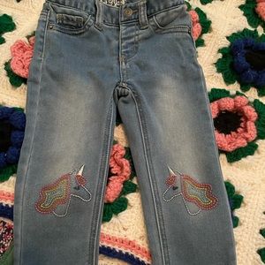 Girls 3T jeans with Unicorn